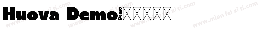 Huova Demo字体转换